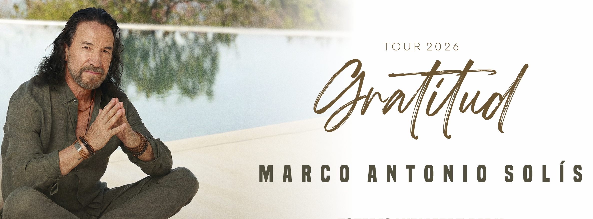 Marco Antonio Solís anuncia su gira “Gratitud 2026”